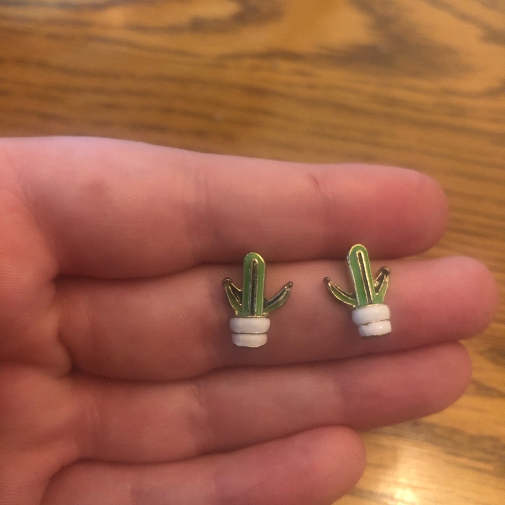 Never Worn Cactus Earrings